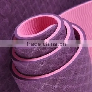 Non-skid Exercise Fitness Lose Weight Yoga Mat TPE Durable/ Latex-free