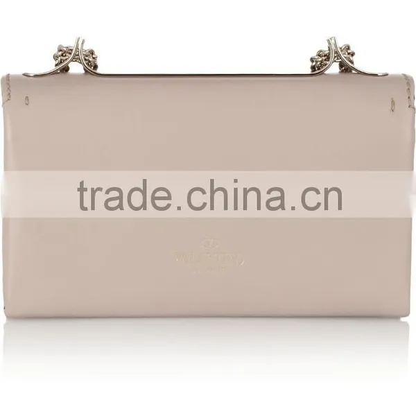 S034 Latest First Class PU Clutch Bags With Pyramid Studs Shoulder Strap Handbags Factory Quality Choice photo-5
