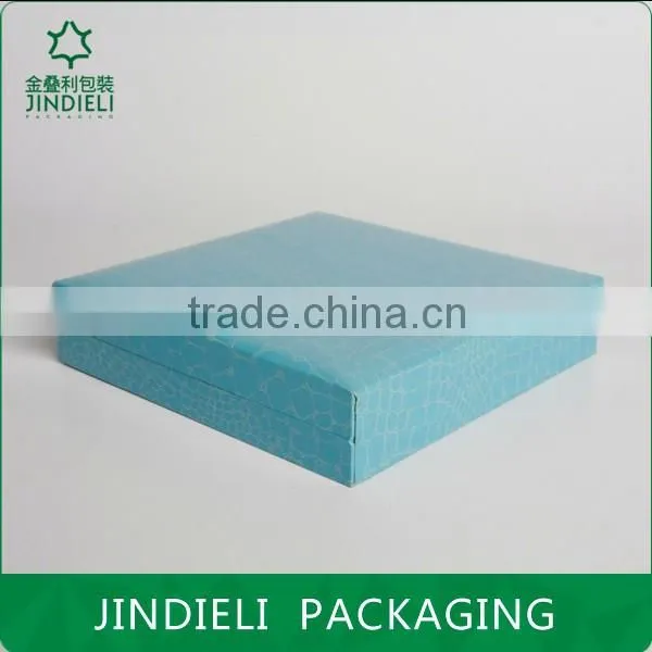 Sky Blue Paper Necklace Jewelry Set Box Packaging photo-2