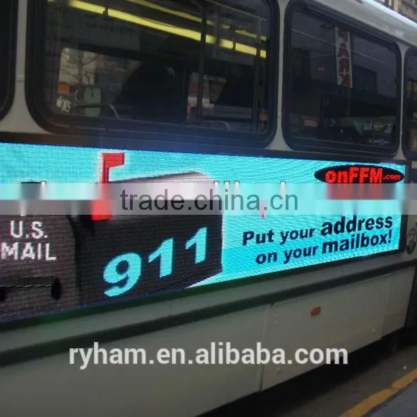 2014 Www.com 3G Wireless GPS Led Video Display for Bus in China photo-3