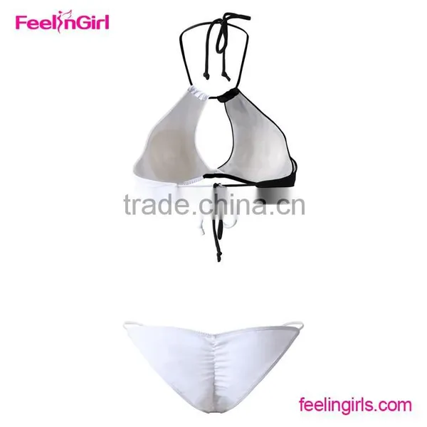 Wholesale Black and White Custom Bikini Swimwear Supplier's Choice photo-6