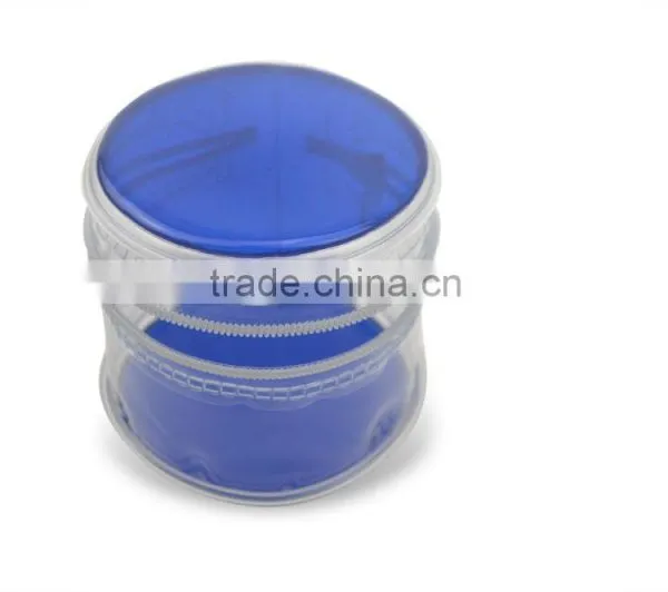 Stand up PVC Cosmetic Bag Zipper Top Cylinder Shape Bag photo-3