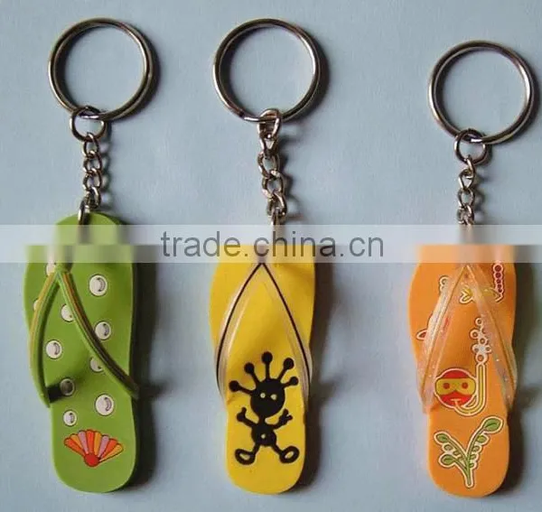 Professional PVC Plastic Key Cap Molding Key Rings/ Key Chain photo-2