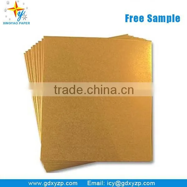 Gold Siver Aluminum Foil Laminated Wrapping Paper in Rolls for Cigarette Packet photo-2