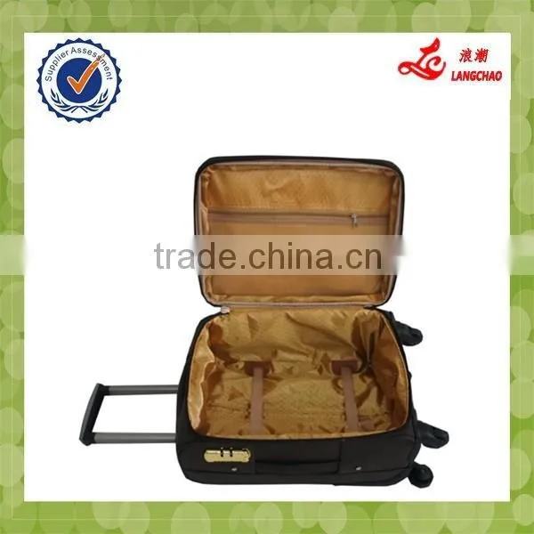 Dark Brown Four Wheels Passed ISO9001 Certificate Business Trolley Bag photo-5