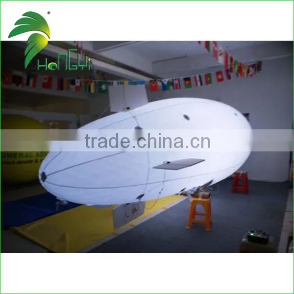 Outdoor RC Airship / 6m Long Inflatable White Led RC Airship For Evert photo-3