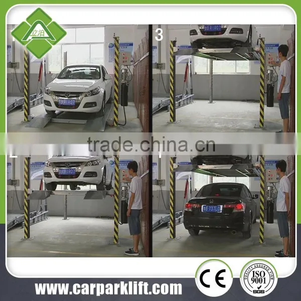 One Cylinder Hydraulic Lift Type and CE Certification Four Post Car Lift photo-5