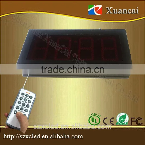5'' Red Brightness Adjustable LED Digital Timing Clock 7 Segment 5'' Outdoor Digits Time Clock photo-6