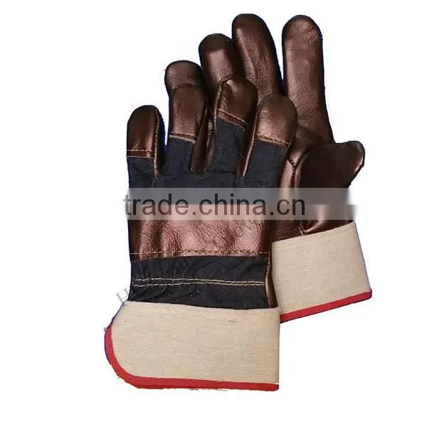 Furniture Grain Palm Fabric Back Docker Glove photo-3