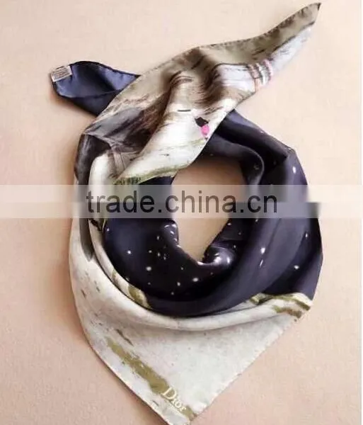 100% Silk Scarf With the Night Sky photo-4