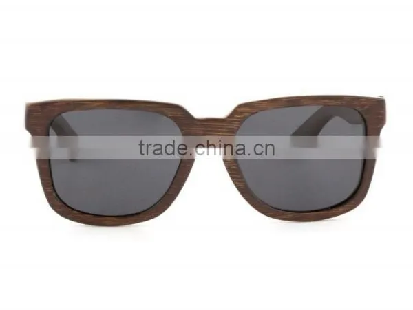 100% Handmade Custom Logo Style Polarized Lens Bamboo Wooden Sunglasses & Bamboo Case photo-2