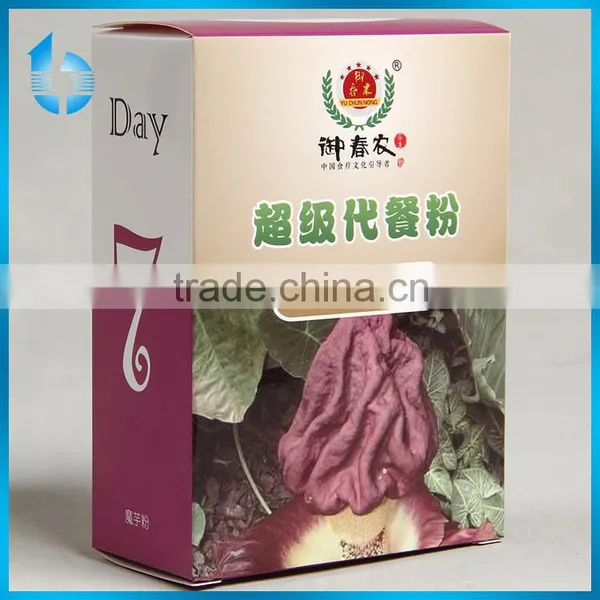 Food Packaging Box for Nutritional Meal Series for Day7 Konjac Powder
