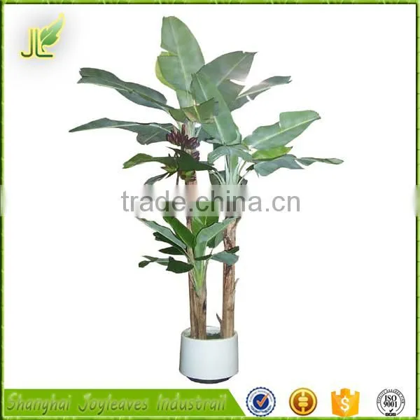 Factory Price Large Plastic Artificial Banana Tree for Hotel Decoration photo-3