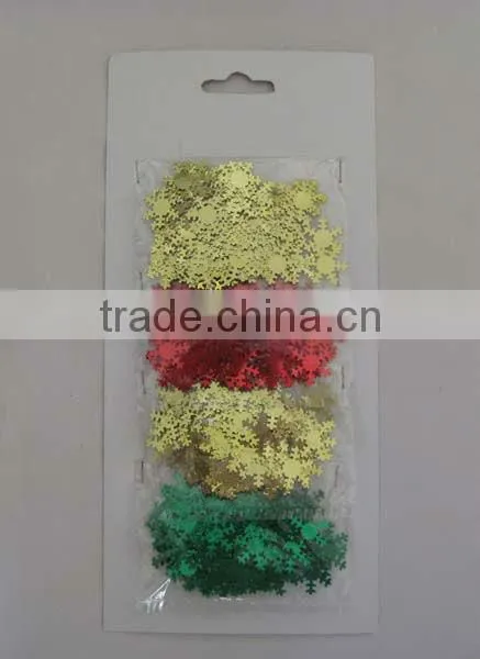 HOT SALE 14G Foil PVC Christmas Party Decorations Snowflake Table Confetti
