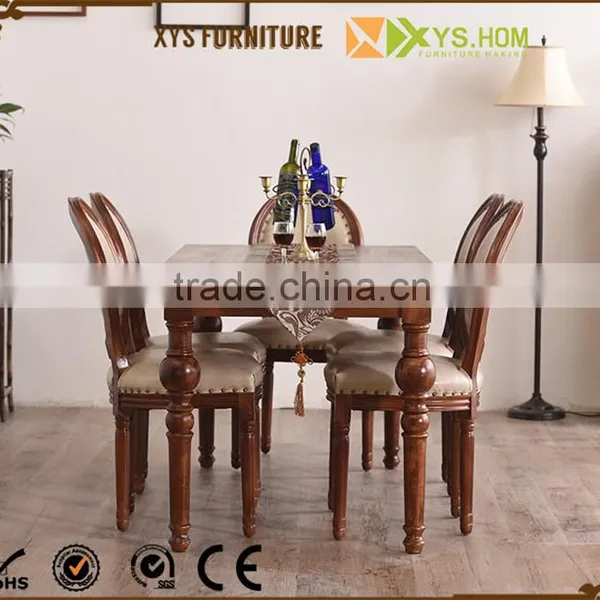 Top Quality Natural Wooden Dining Table Set photo-2