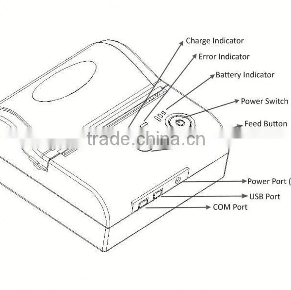 3 Inch Cheap Portable Mini Outdoor Printer With Rechargeable Battery IMP005 photo-6