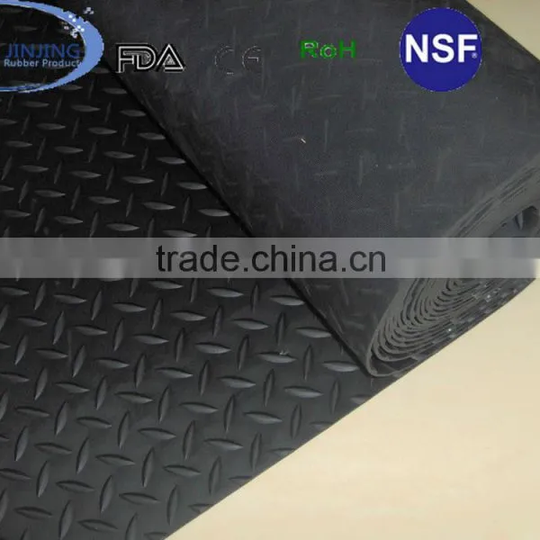 Anti-abrasion Skid-proof Truck Floor Protective Rubber Mat photo-4