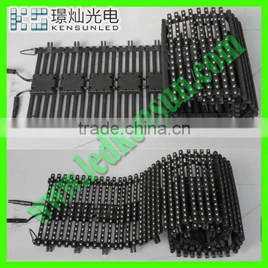 P20 Full Color Outdoor Rgb Transparent Flexible Led Display photo-2