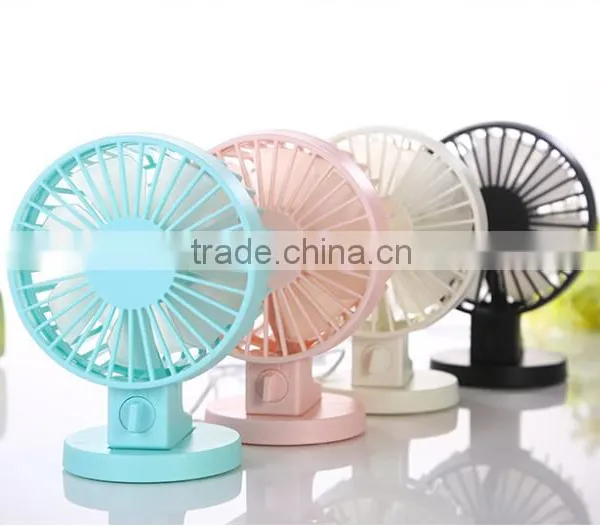 Double Motor Dual Leaves High Quality Portable Desk Mini USB Fan photo-4