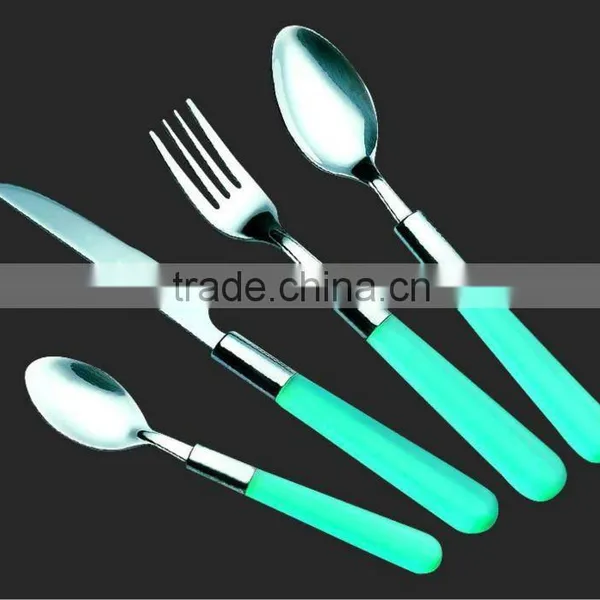 Stainless Steel Colored Handle Flatware