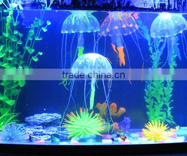 Fish Tank Artificial Jellyfish Landscaping Jellyfish for Aquarium photo-2