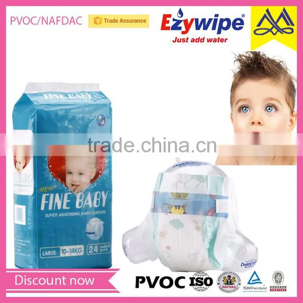 Hot Style Cotton Baby Diaper, Soft Fabrice Baby Nappy, Manufacturer in China Disposable Baby Diaper