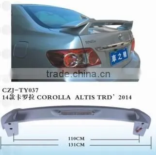 REAR SPOILER FOR 2014 COROLLA ALTIS TRD ' 2014