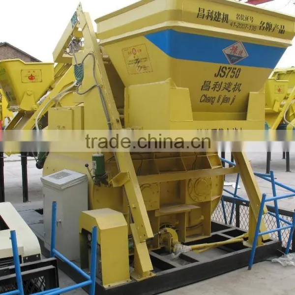 High Capacity Electric Concrete Mixer,twin-shaft Concrete Mixer,JS750 Concrete Mixer in Sri Lanka photo-3