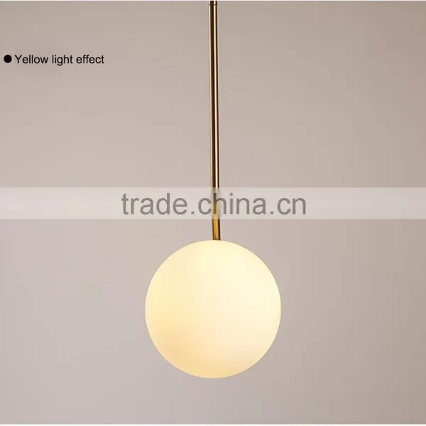 Europe Style Lamp Glass Iron Material Lighting Pendant Light photo-6