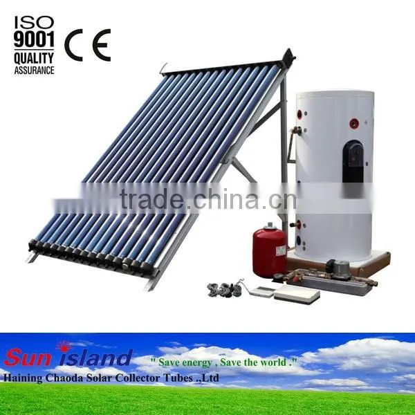 Passive Close Loop Split Heating Pipe Solar Water Heater