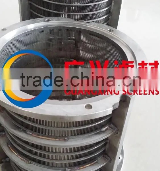 Wedge Wire Rotary Drum Screen Trommel for Pond Fish photo-4