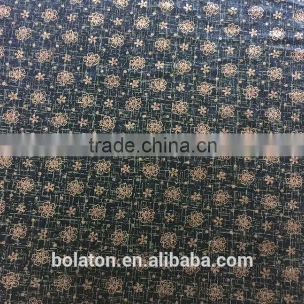 Hot Selling KS Velvet Flower Lacquer Print Velvet for Dress to Middle East photo-3