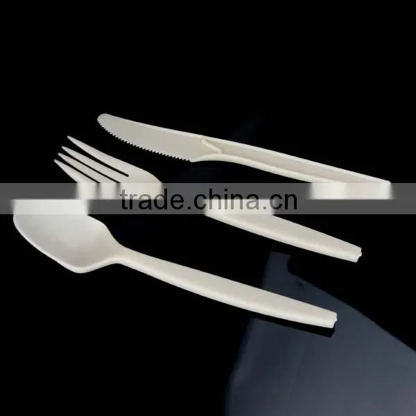 Biodegradable Plastic Cutlery/disposable Cutlery/Spoon Fork Knife, Free Samples photo-2
