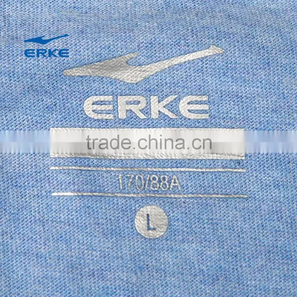 ERKE Wholesale Casual Style Summer White Printed Letters Round Neck Mens Cotton t Shirt photo-6