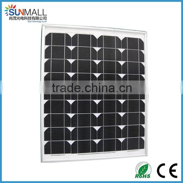 2016 New Style Tempered Glass 30 Watt Solar Laminated Panel
