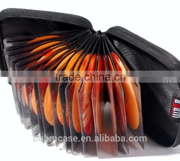 Green BUBM 32 Capacity PU Leather Cover CD Case CD Box DVD Case CD-ROM Holder Car Disc Case photo-5