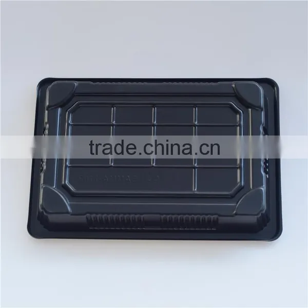 SM1-1103-Black Disposable Food Tray Plastic Box With Lids photo-4