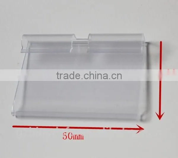 50*32mm Supermarket Price Tag Display Plastic Holder/Clip photo-2