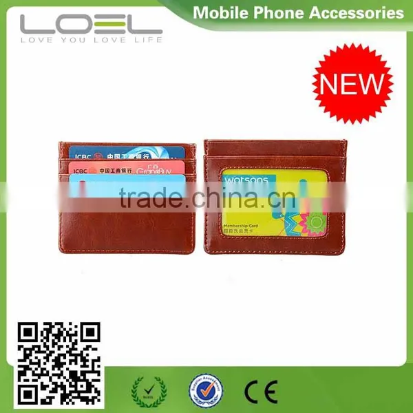 Cheap Leather ID Card Case, Cheap Leather Credit Card Holder photo-3
