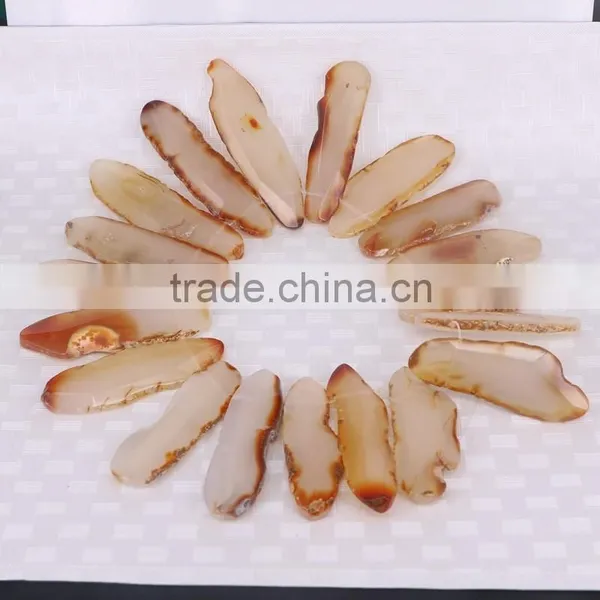 Natural Agate Gem Stone Druzy Beads Top Drilled Stone Jewelry