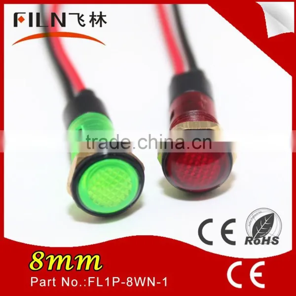 10mm Diameter 120v Conduziu Indicador 220 Volt Led Indicator Light Red Yellow Green Pilot Light on Hot Water Heater photo-5