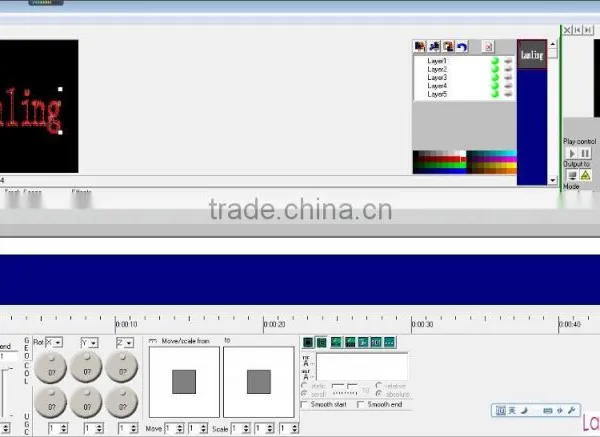 1W RGB 25kpps SD Card ILDA Animation Laser Light photo-2