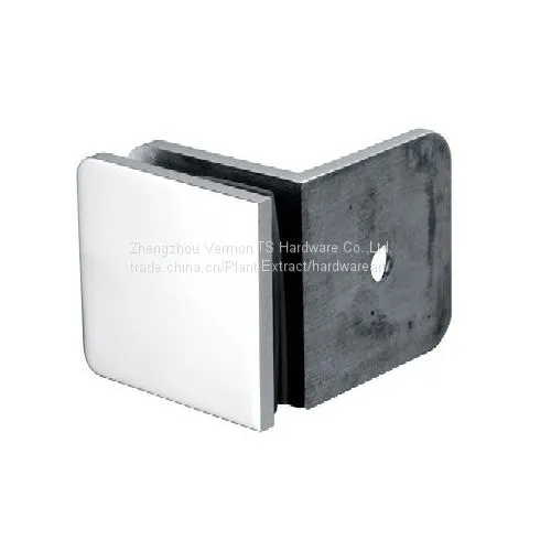 Fixed Panel Glass Shower Door Clamp Clip photo-2