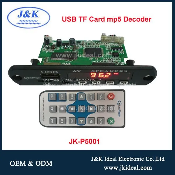 FM Radio Usb Mini sd Car Mp3 Mp4 Mp5 Video Player Module photo-4