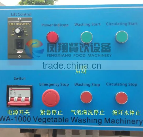 WA-1000 Automatic Washer Type and New Condition Vegetable Seafood Fruits Bubble Processing Cleaning Machine photo-6