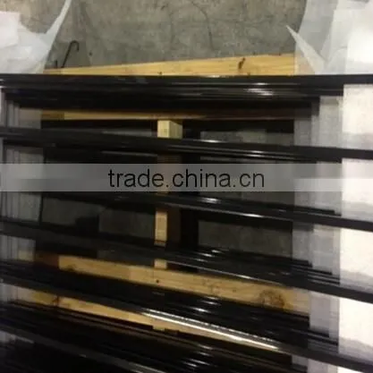 Black Powder Coated Galvanizing Steel Pipe/fence photo-2