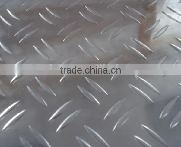 5754 H14 Anti-slip Embossed Diamond Aluminum Plate photo-3