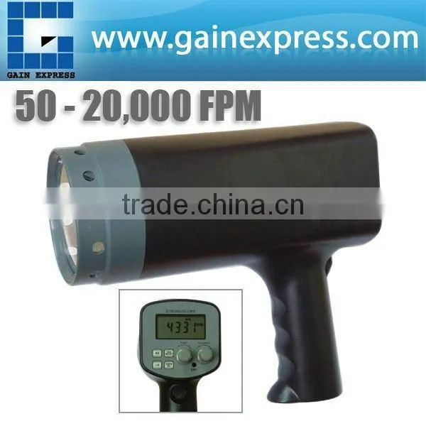 Digital Portable Stroboscope 50 ~ 20,000 FPM w/ Built-in LCD Screen