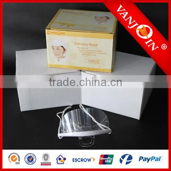 10pcs/box Plastic Industry Antimicrobial Healthcare Hygienic Face Mask photo-2