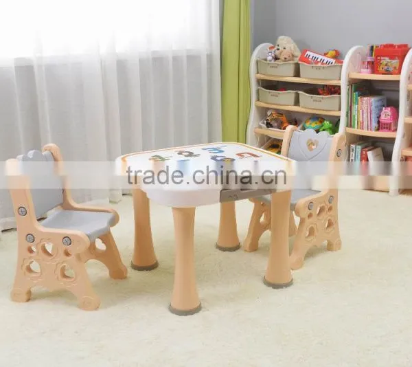 Kids Plastic Study Table With Bookshelf photo-2